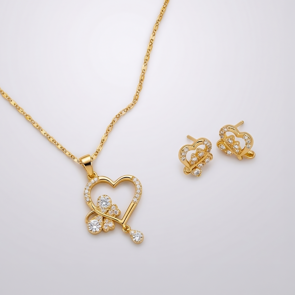GOLDEN HEART WHISPER SET