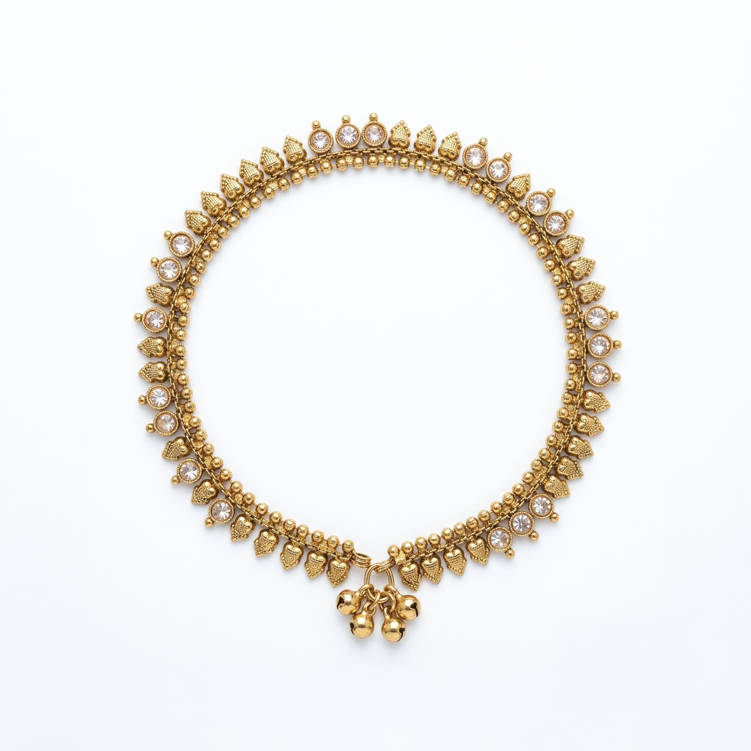 KUNDAN PREMIUM ANKLET[PAIR]