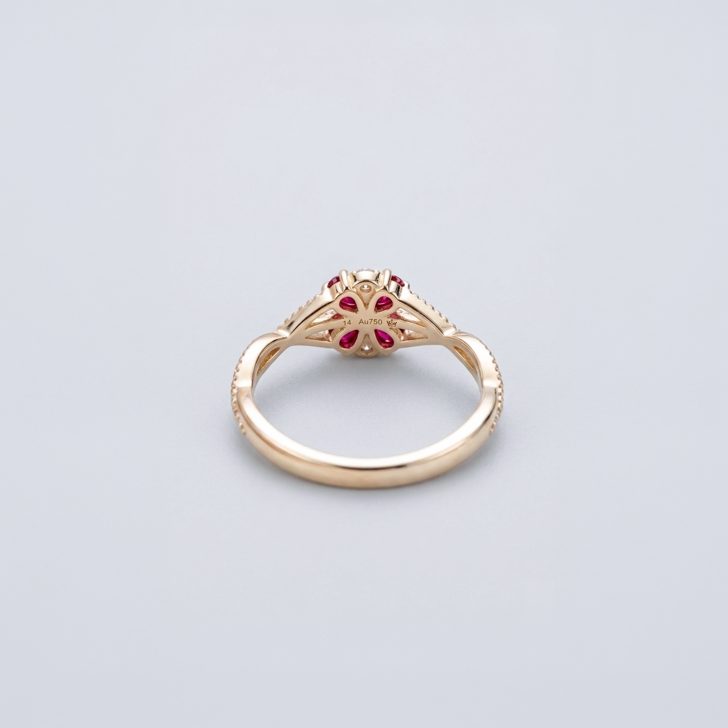 Flora Crimson Ring