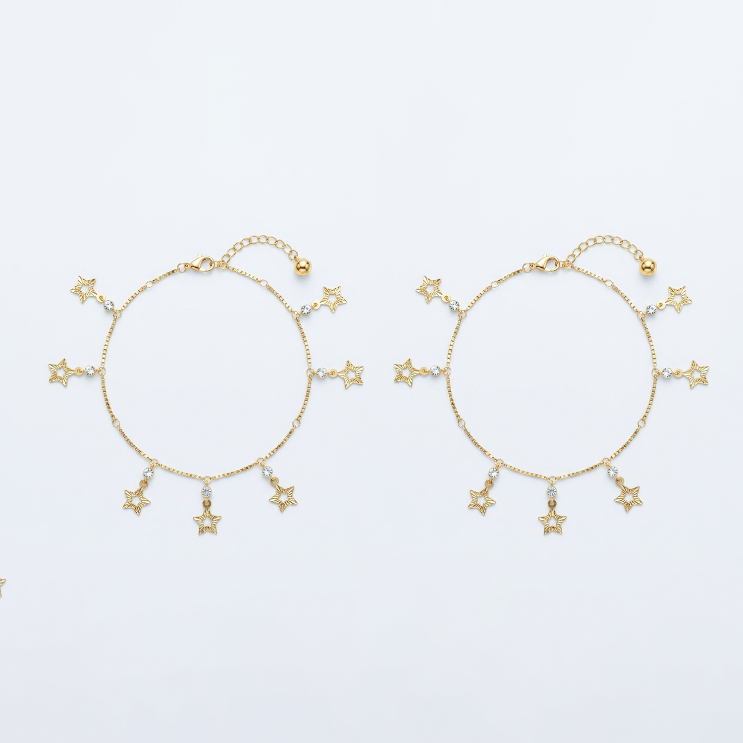 Midnight Dewdrop Anklet