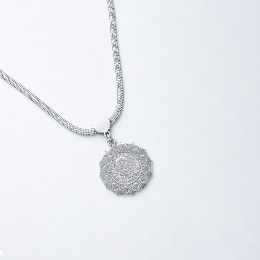 Black Sovereign Pendant Necklace