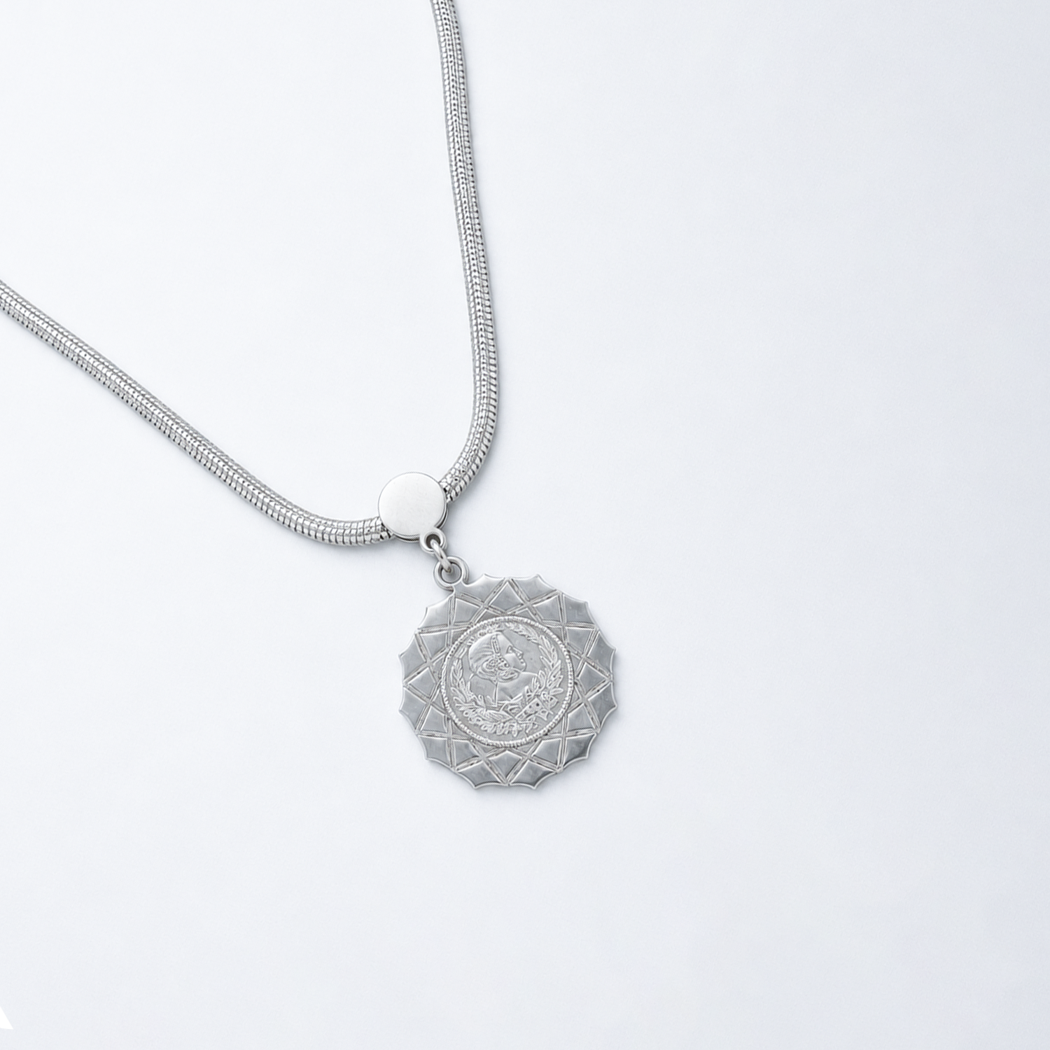 Black Sovereign Pendant Necklace