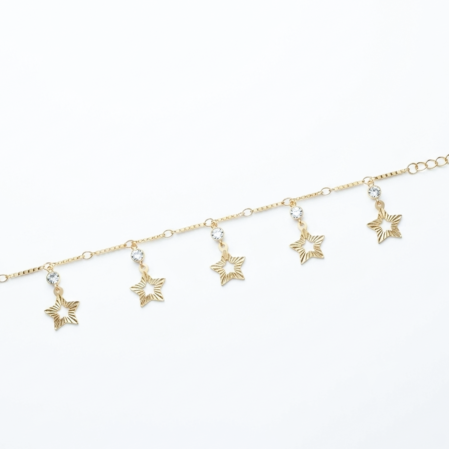 Midnight Dewdrop Anklet