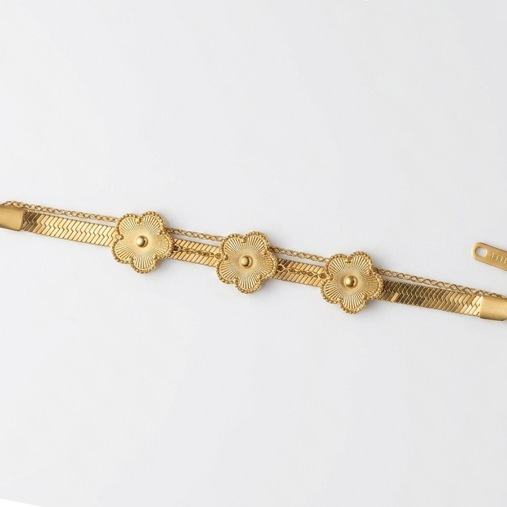 The Aurelia Petal Anklet