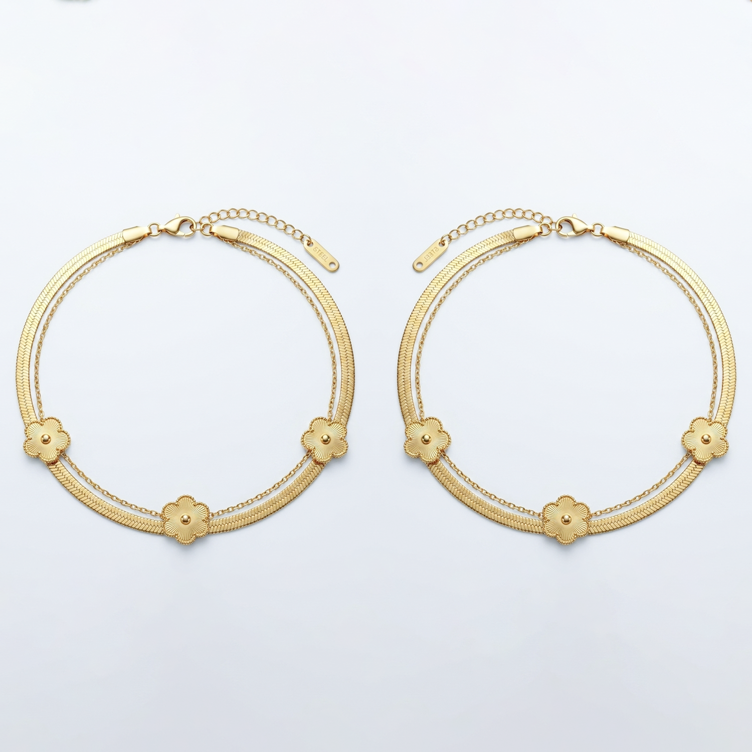 The Aurelia Petal Anklet
