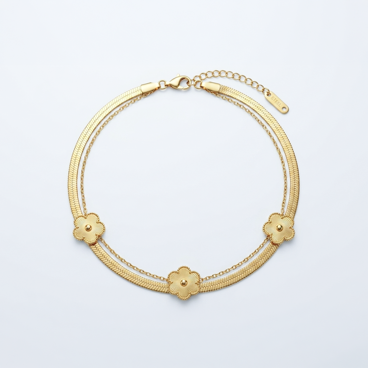 The Aurelia Petal Anklet