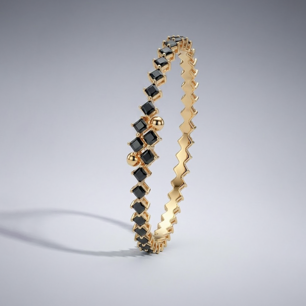 Black Royale Bangles[PAIR]