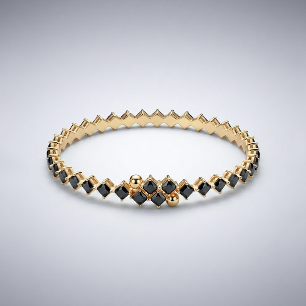 Black Royale Bangles[PAIR]