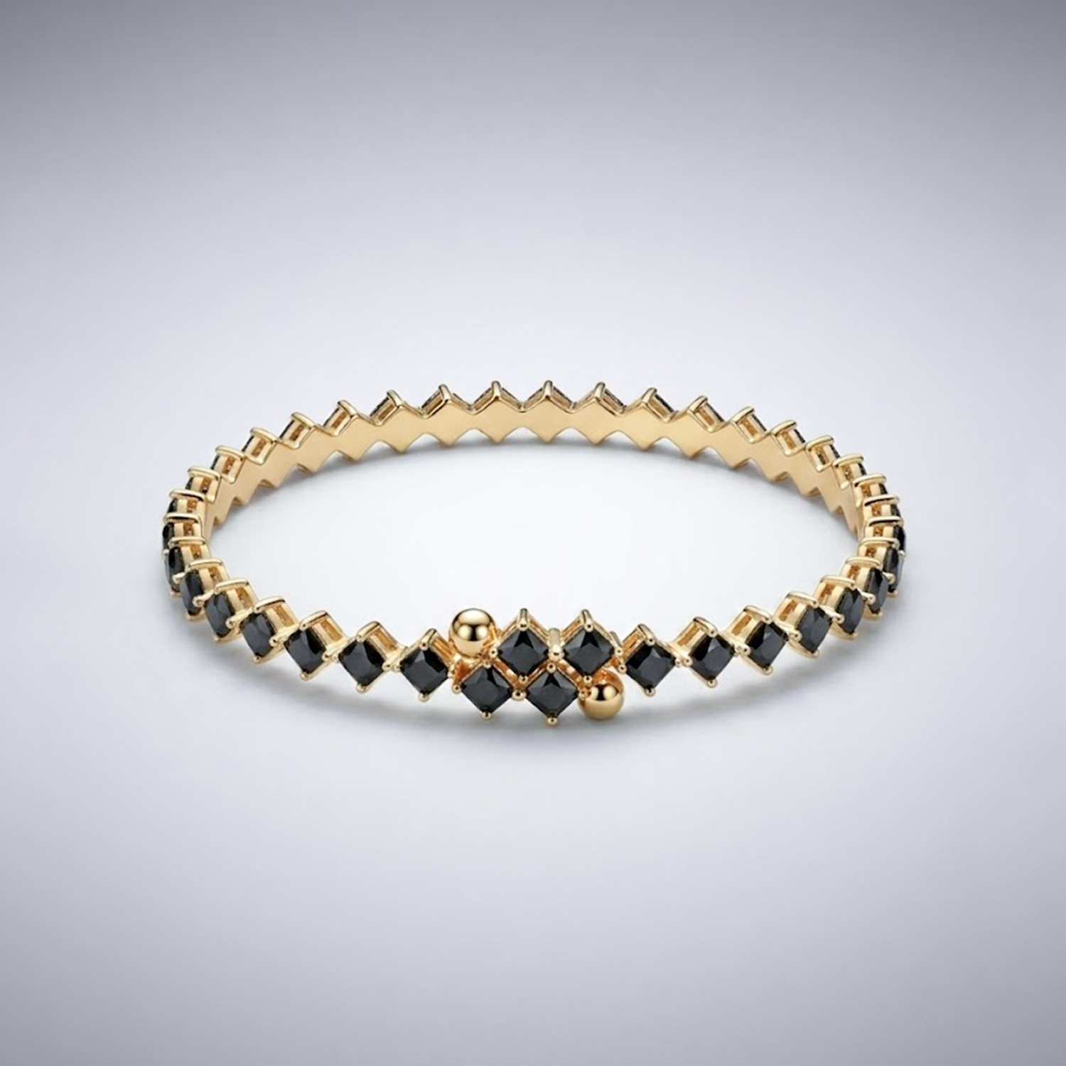 Black Royale Bangles[PAIR]