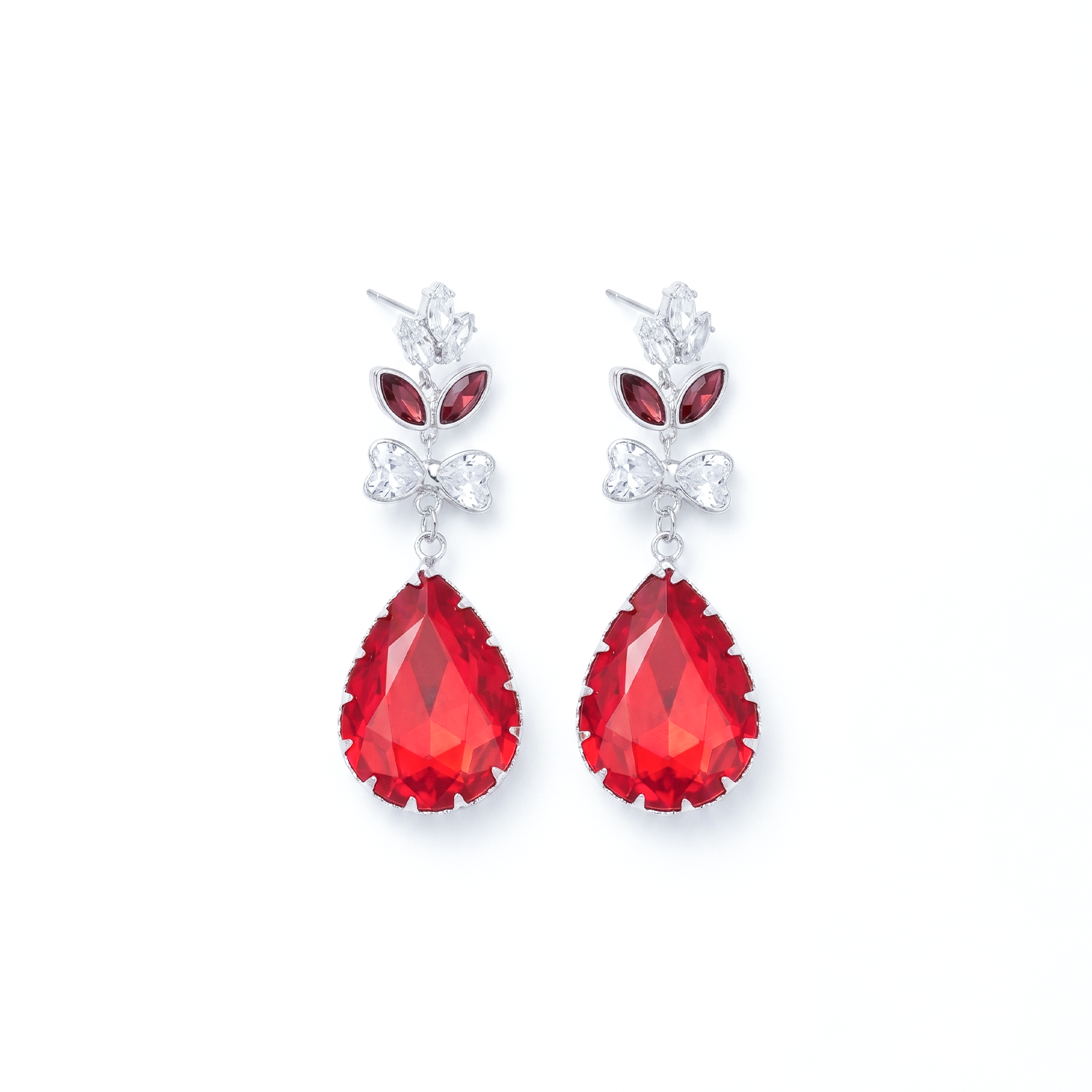 Ruby Vivienne Drop Earrings