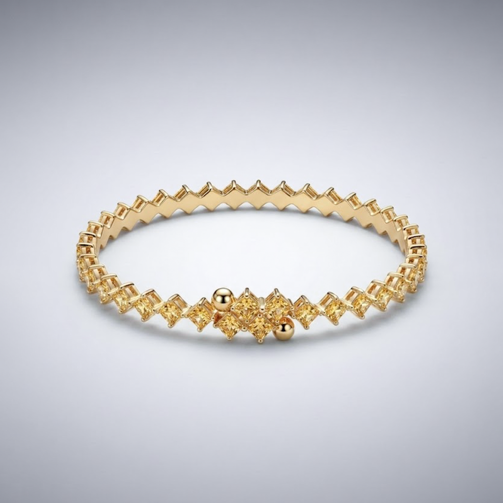 Golden Gleam Bangles [PAIR]