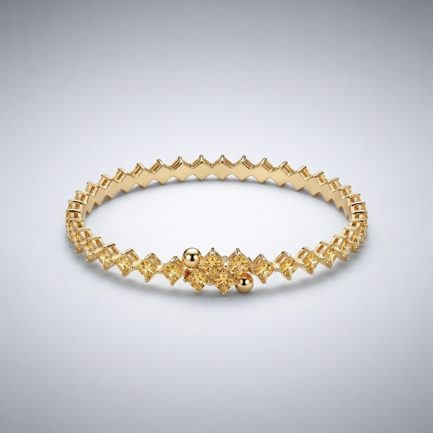 Golden Gleam Bangles [PAIR]