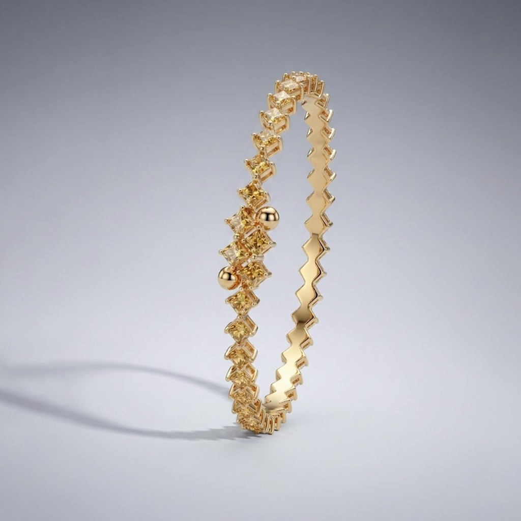 Golden Gleam Bangles [PAIR]