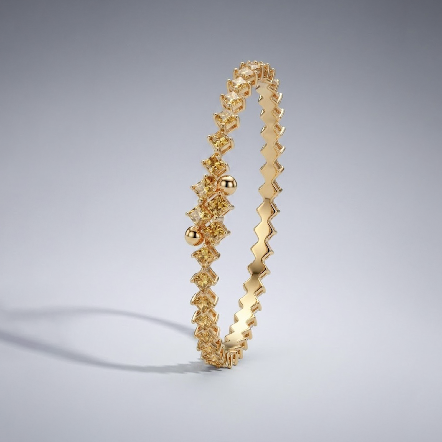 Golden Gleam Bangles [PAIR]