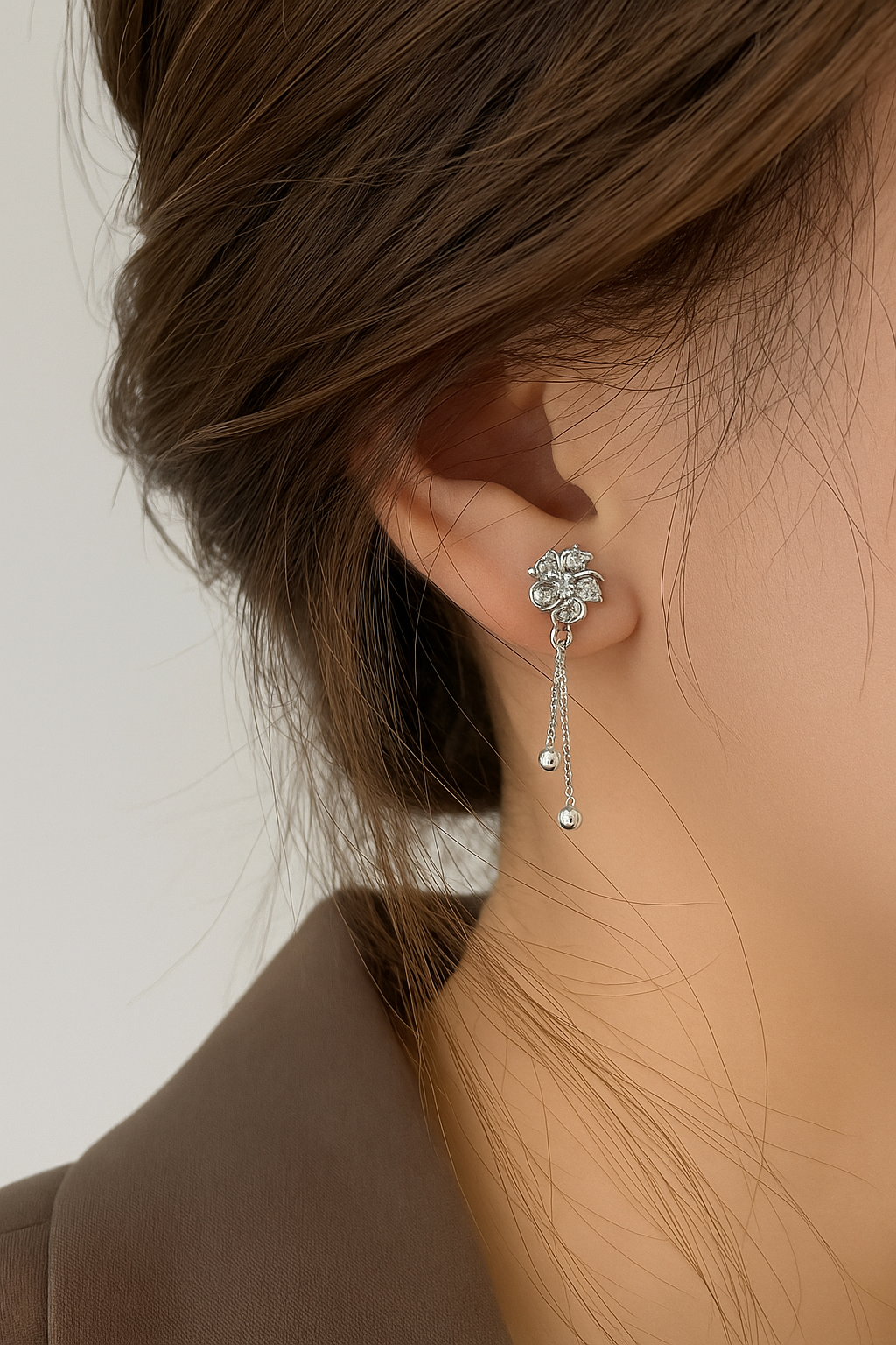FLORAL EARRINGS BY ZEVARI
