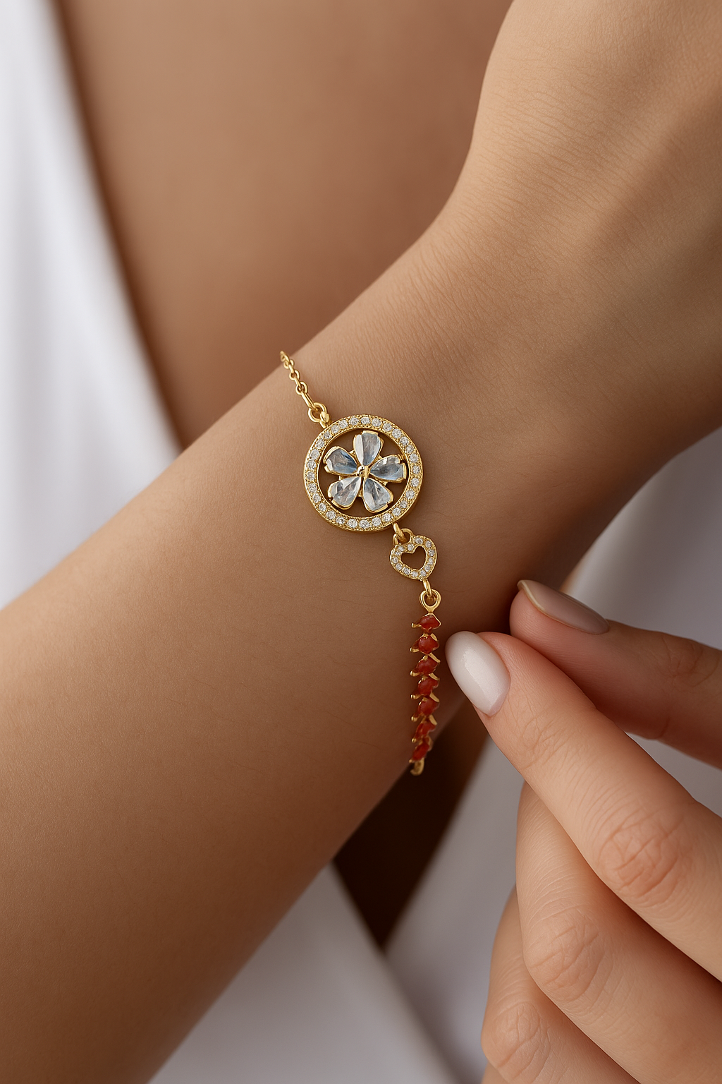 Floral Glow Bracelet by Zevari