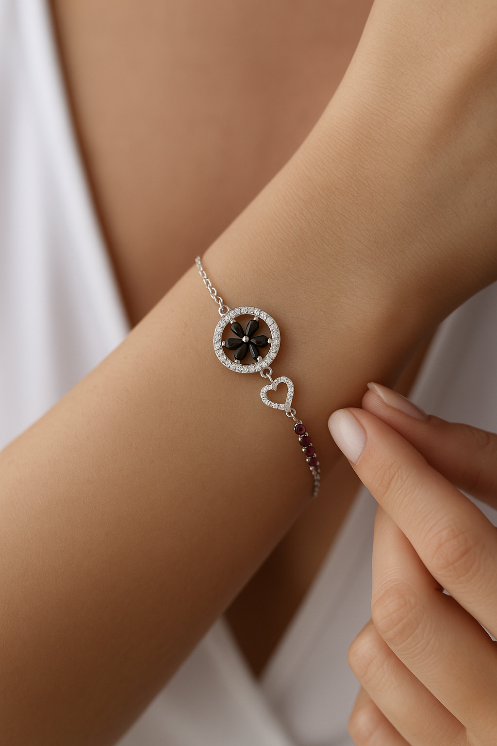 Floral Glow Bracelet by Zevari
