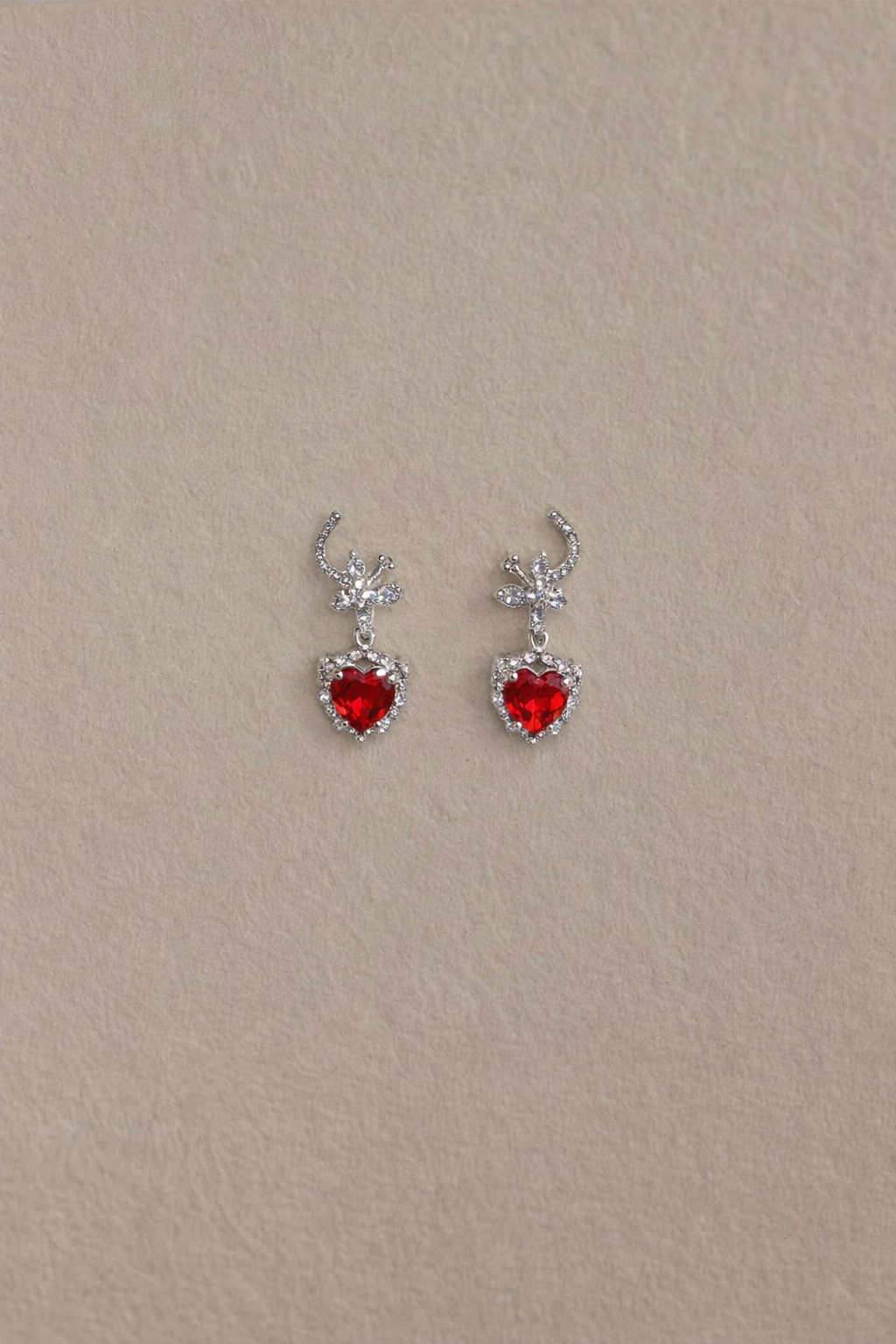 Ruby Love Earrings