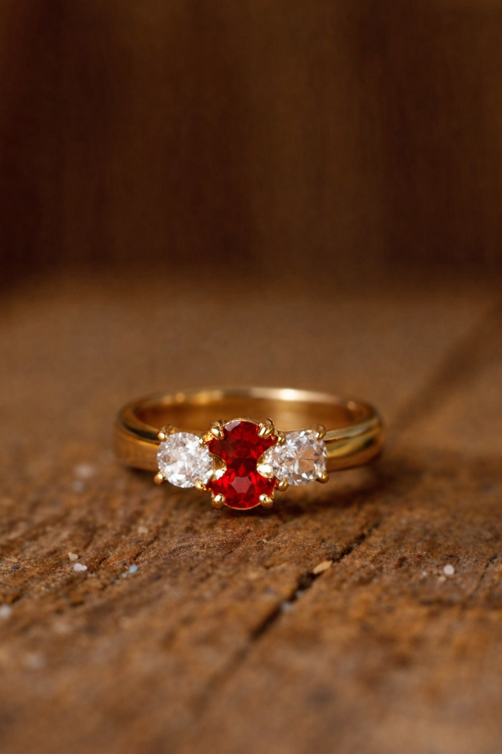 Scarlet Crown Ring