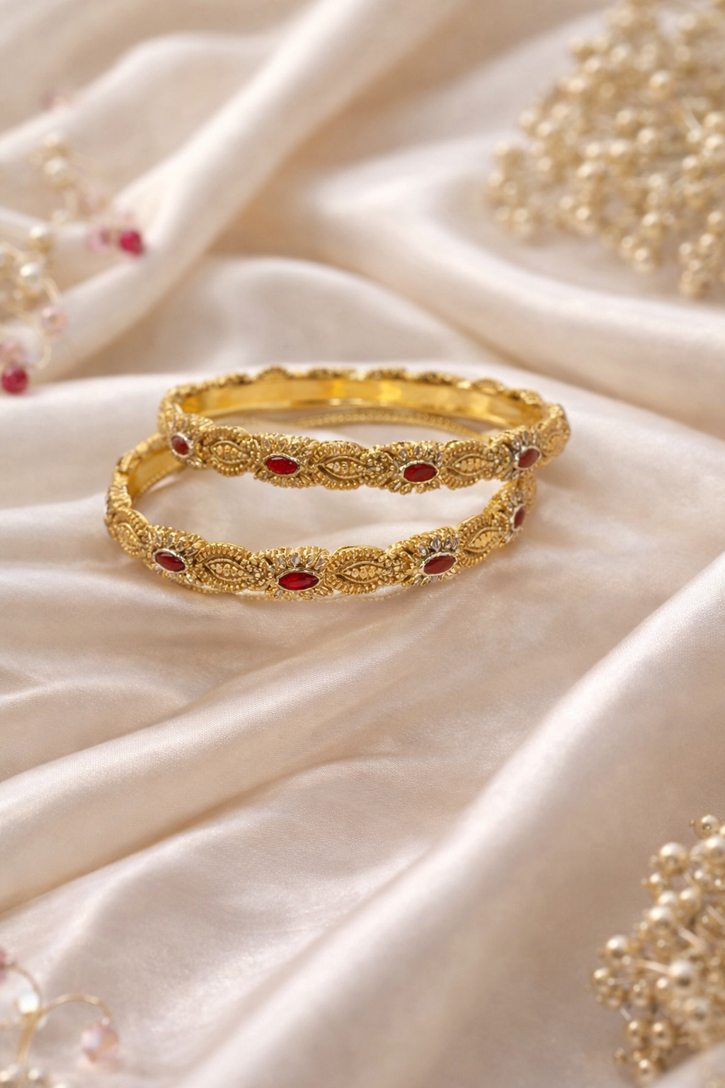 Ruby Royale Bangles