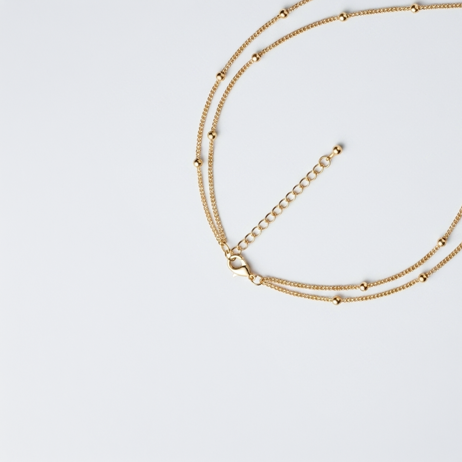 Crimson Charm Duo Necklace