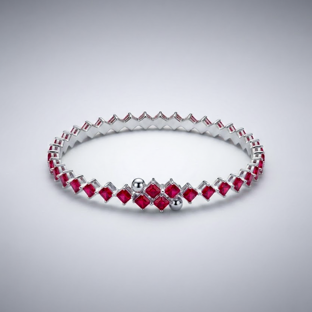 Velvet Ruby Bangles [PAIR]