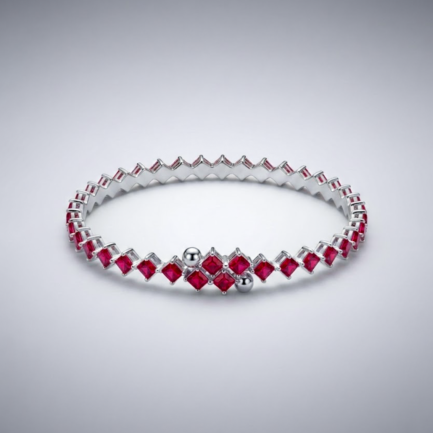 Velvet Ruby Bangles [PAIR]