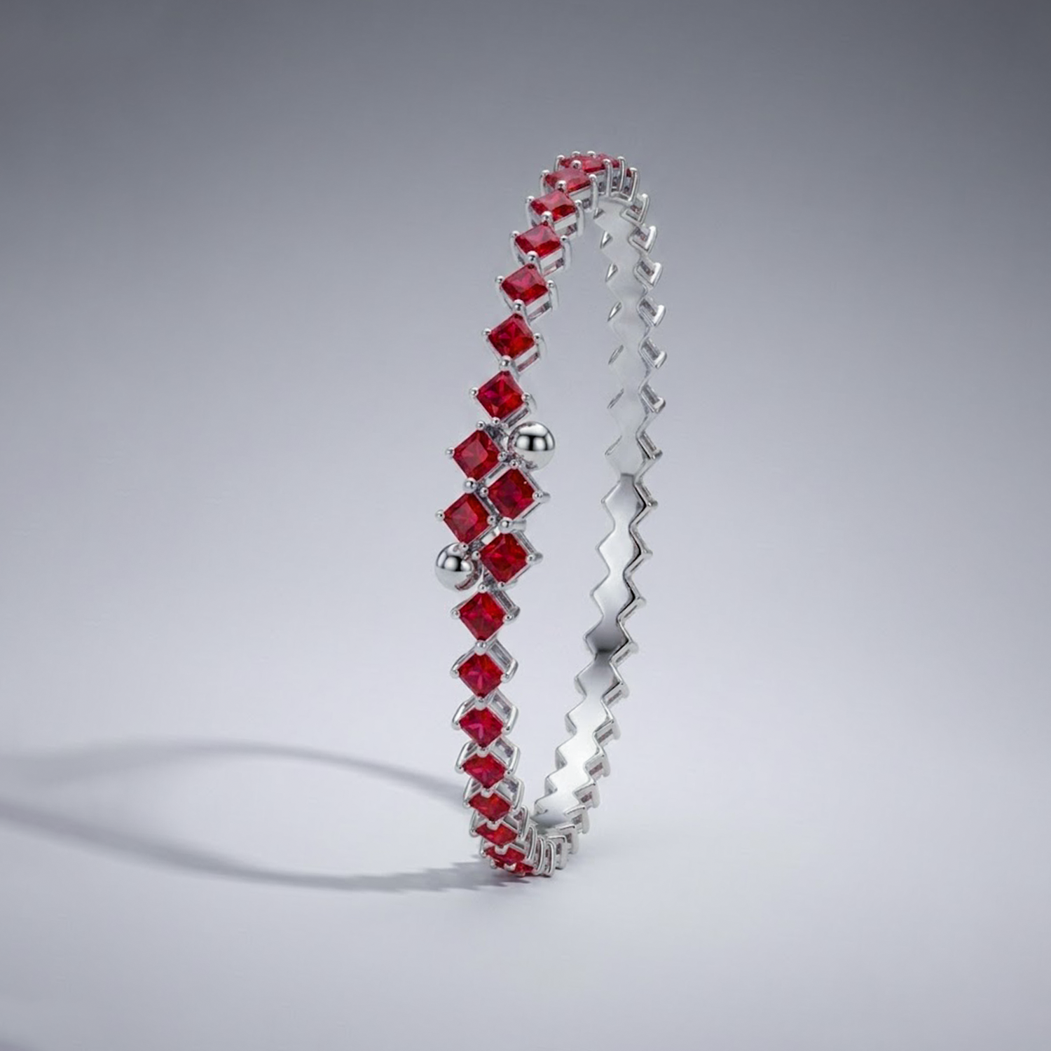 Velvet Ruby Bangles [PAIR]