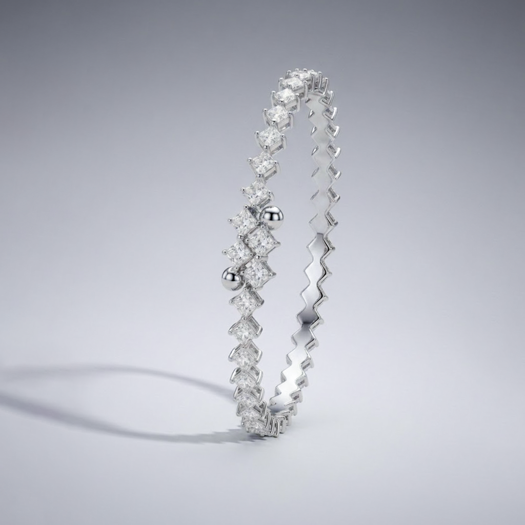 Diamond Whisper Bangles[PAIR]