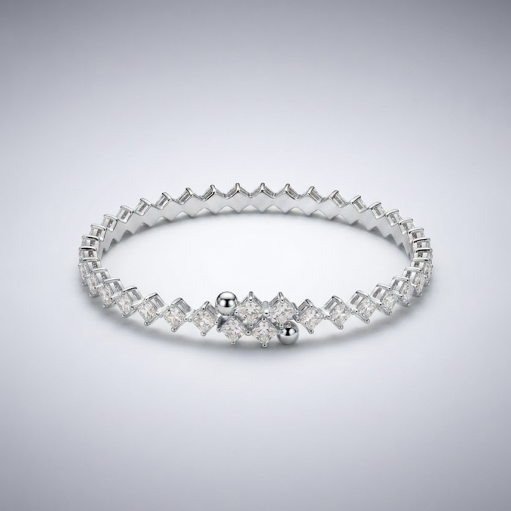 Diamond Whisper Bangles[PAIR]