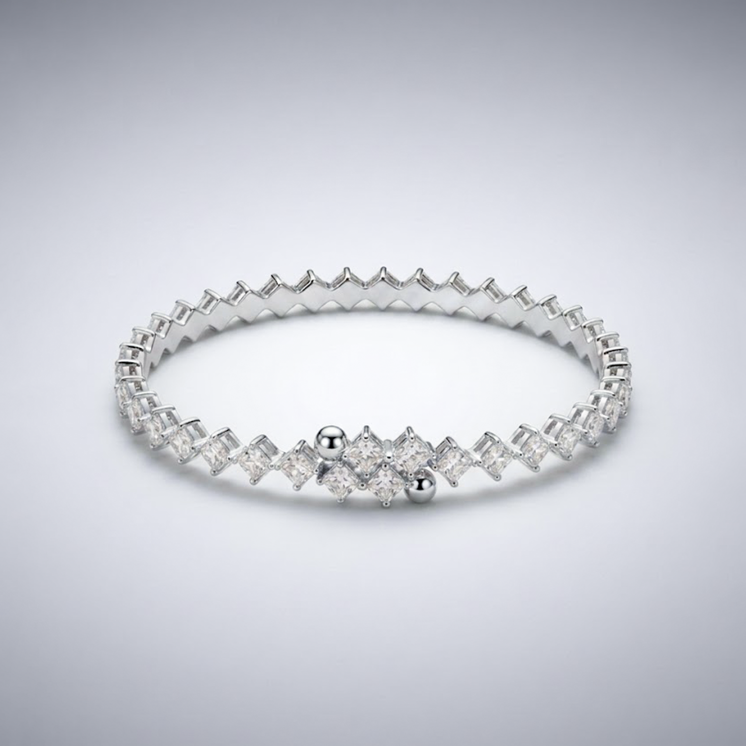 Diamond Whisper Bangles[PAIR]