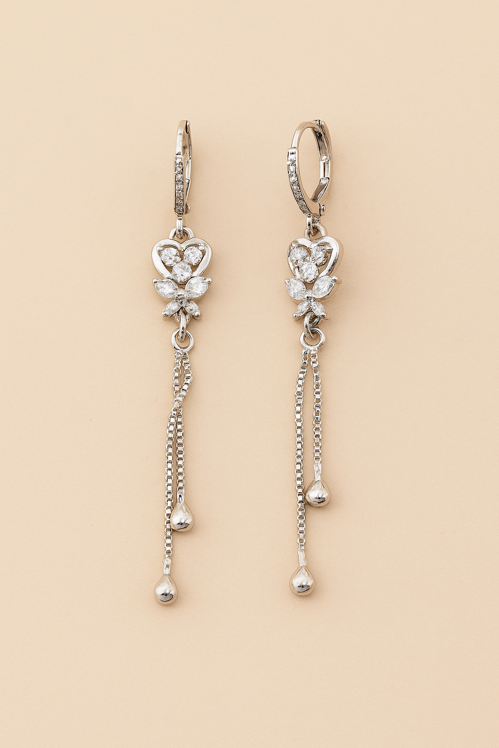 Zevari Silver Earrings