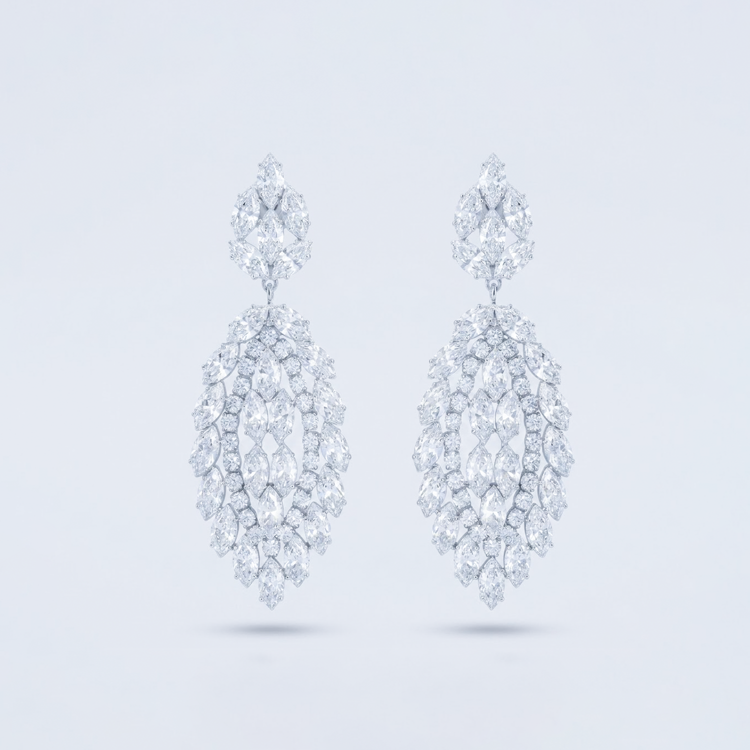 Diamond Cascade Earrings